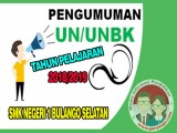 PENGUMUMAN HASIL UJIAN NASIONAL KELAS XII TAHUN PELAJARAN 2018/2019