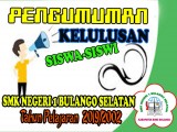 PENGUMUMAN KELULUSAN KELAS XII TAHUN PELAJARAN 2019/2020